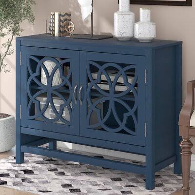 Navy 2-Door Accent Cabinet X2301
