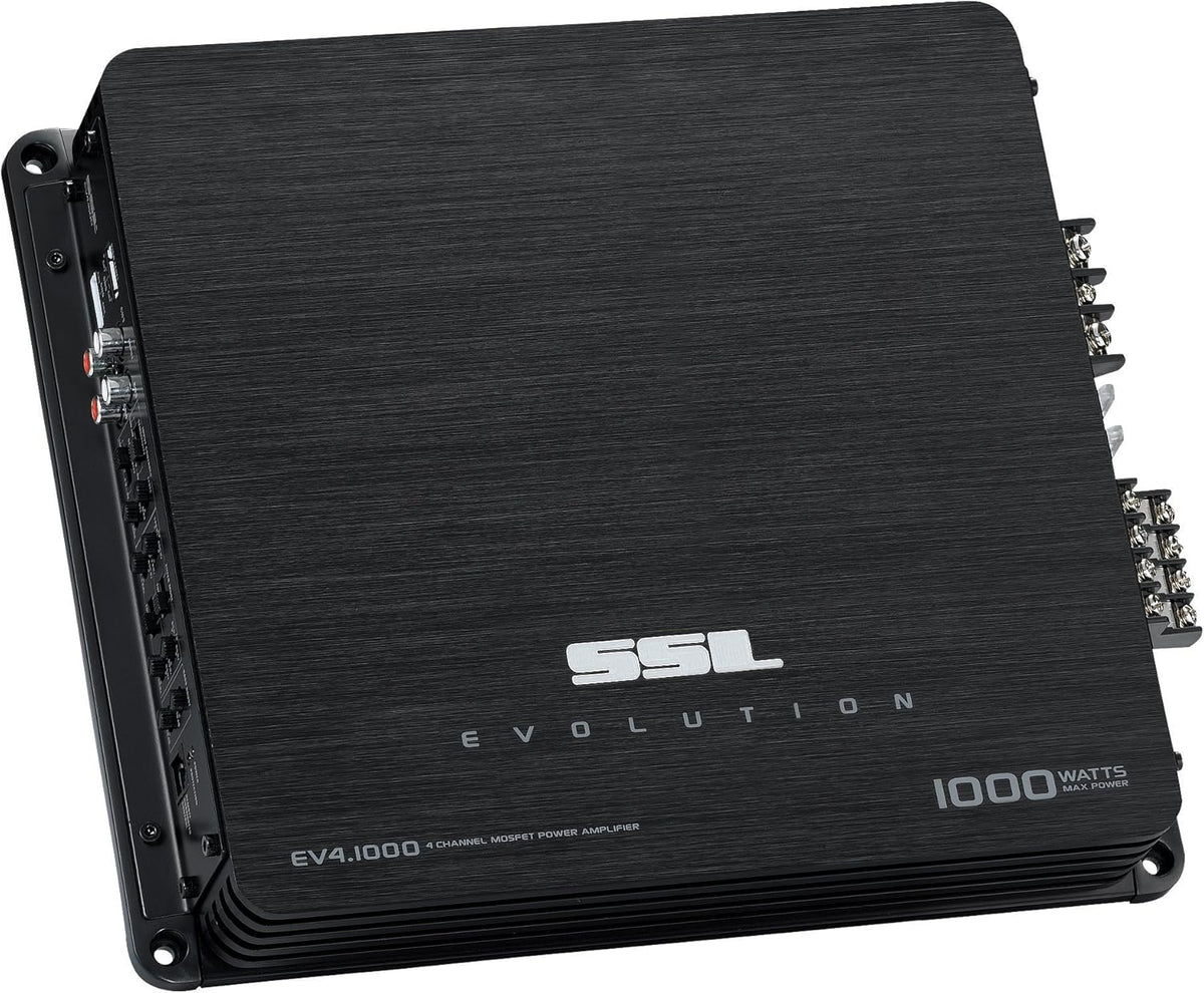 1000 Watt 4 Channel Car Amplifier with Remote Subwoofer Control V47059