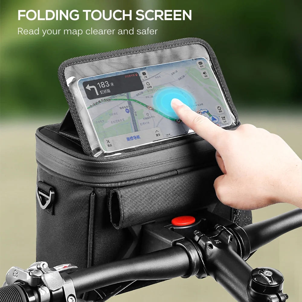 Waterproof EVA Handlebar Bag for 7in Large Screen B6937