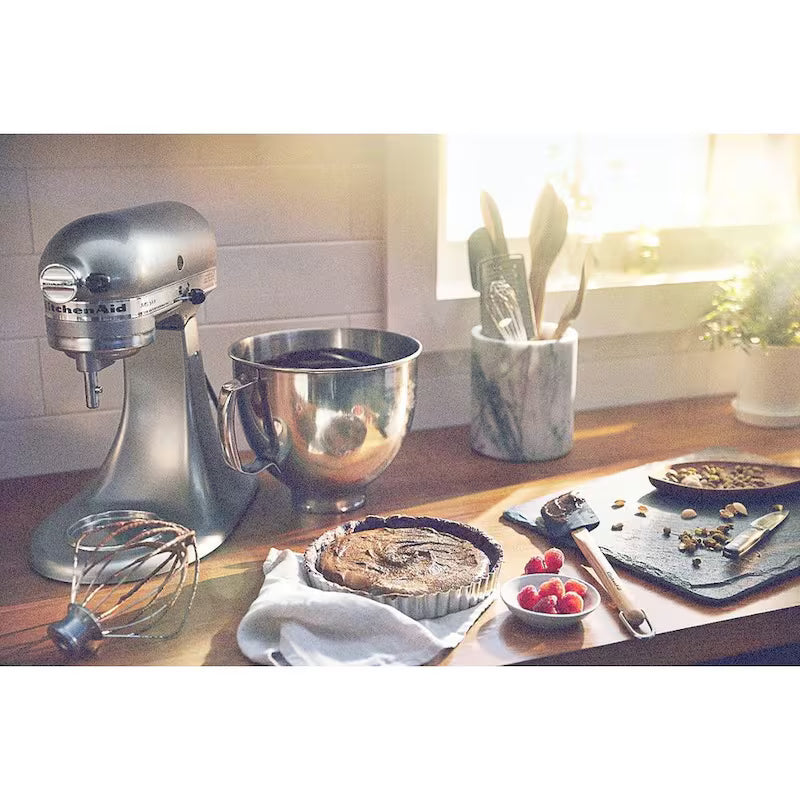 5 Qt. 10-Speed Silver Stand Mixer with Attachments Z943