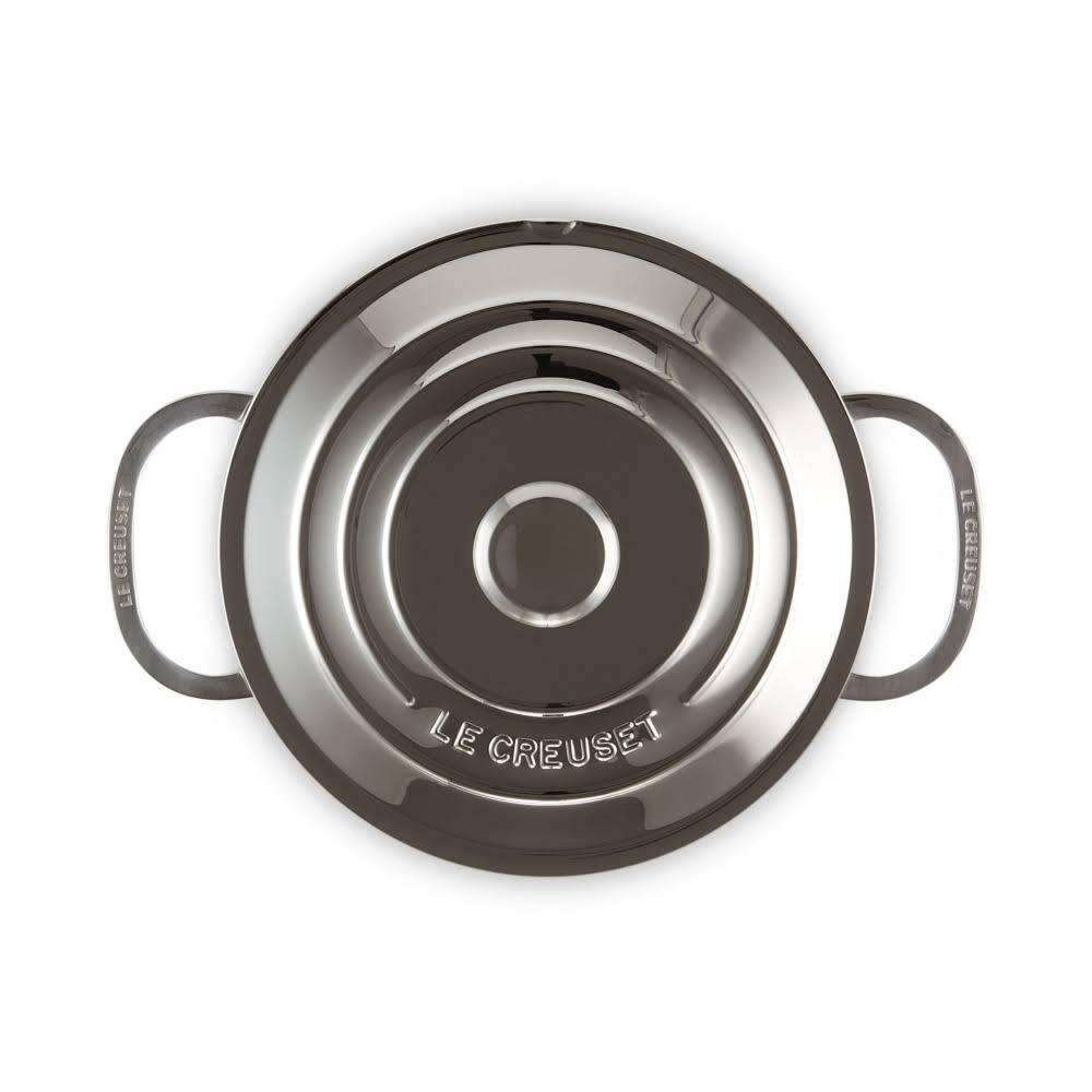 5.5 qt Stainless Steel Shallow Casserole with Lid V242