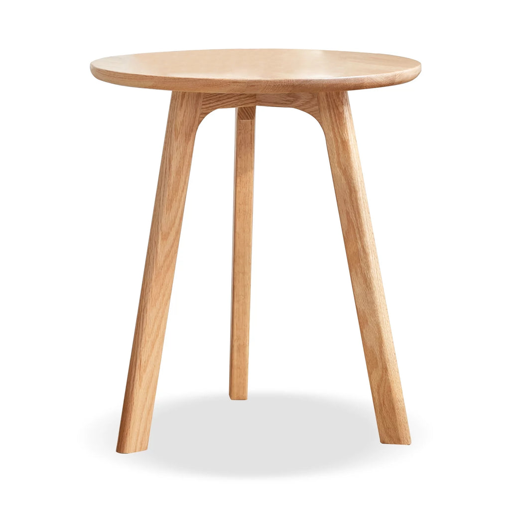 Round Solid Oak Coffee Table T1454