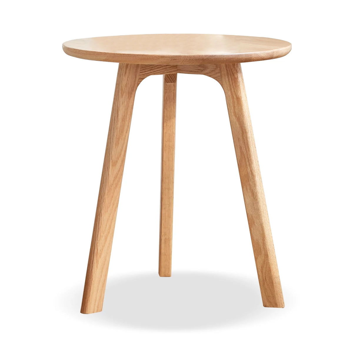 Round Solid Oak Coffee Table T1454