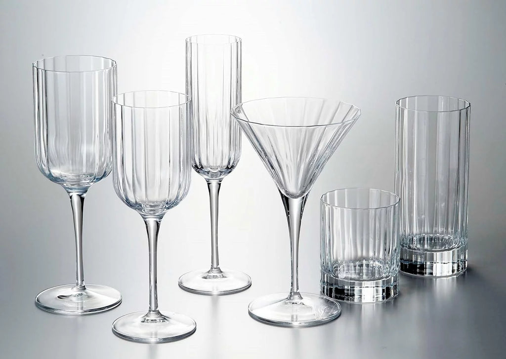 Red Wine Glasses Clear Set Of 4 H512432