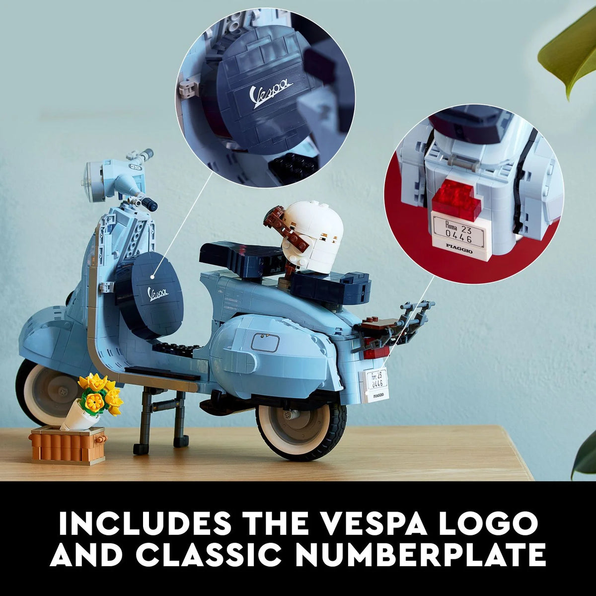 Vespa 125 Scooter Model Building Kit A3644