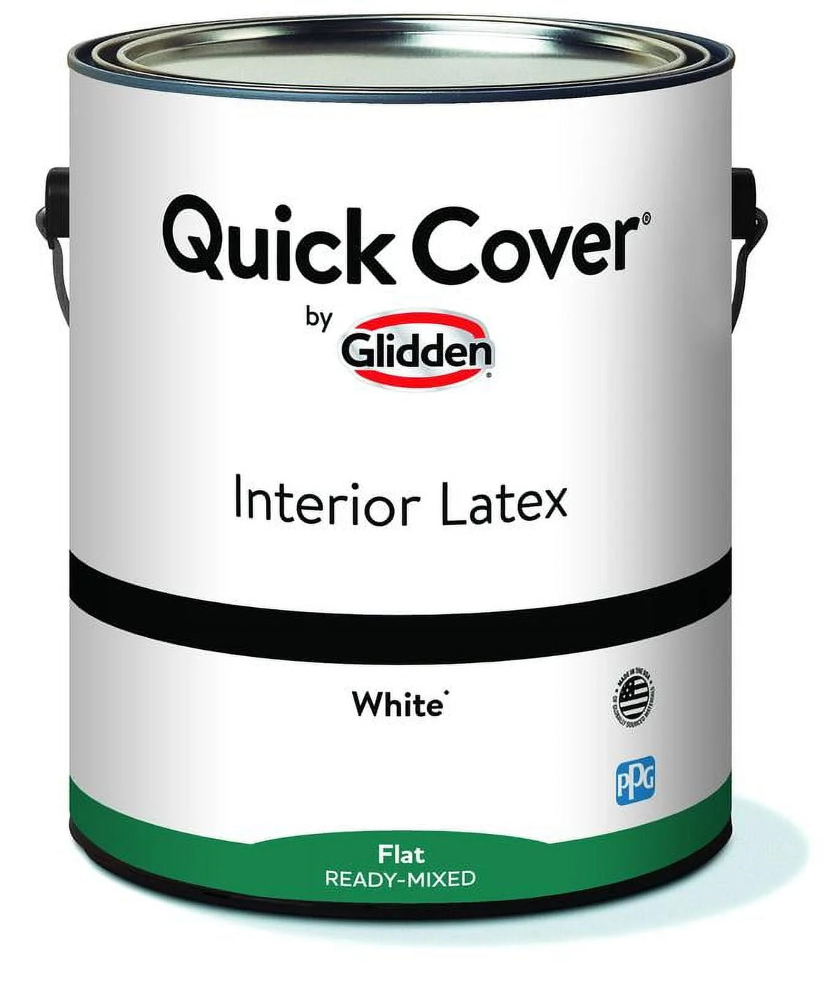 White Flat Interior Latex Paint 1 Gallon S606860