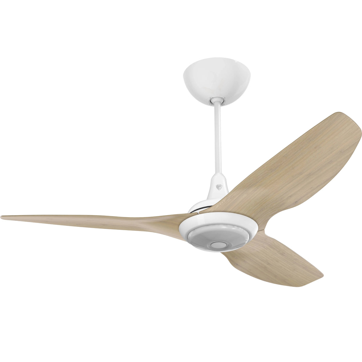 52 Ceiling Fan with Bamboo Blades and White Finish N422