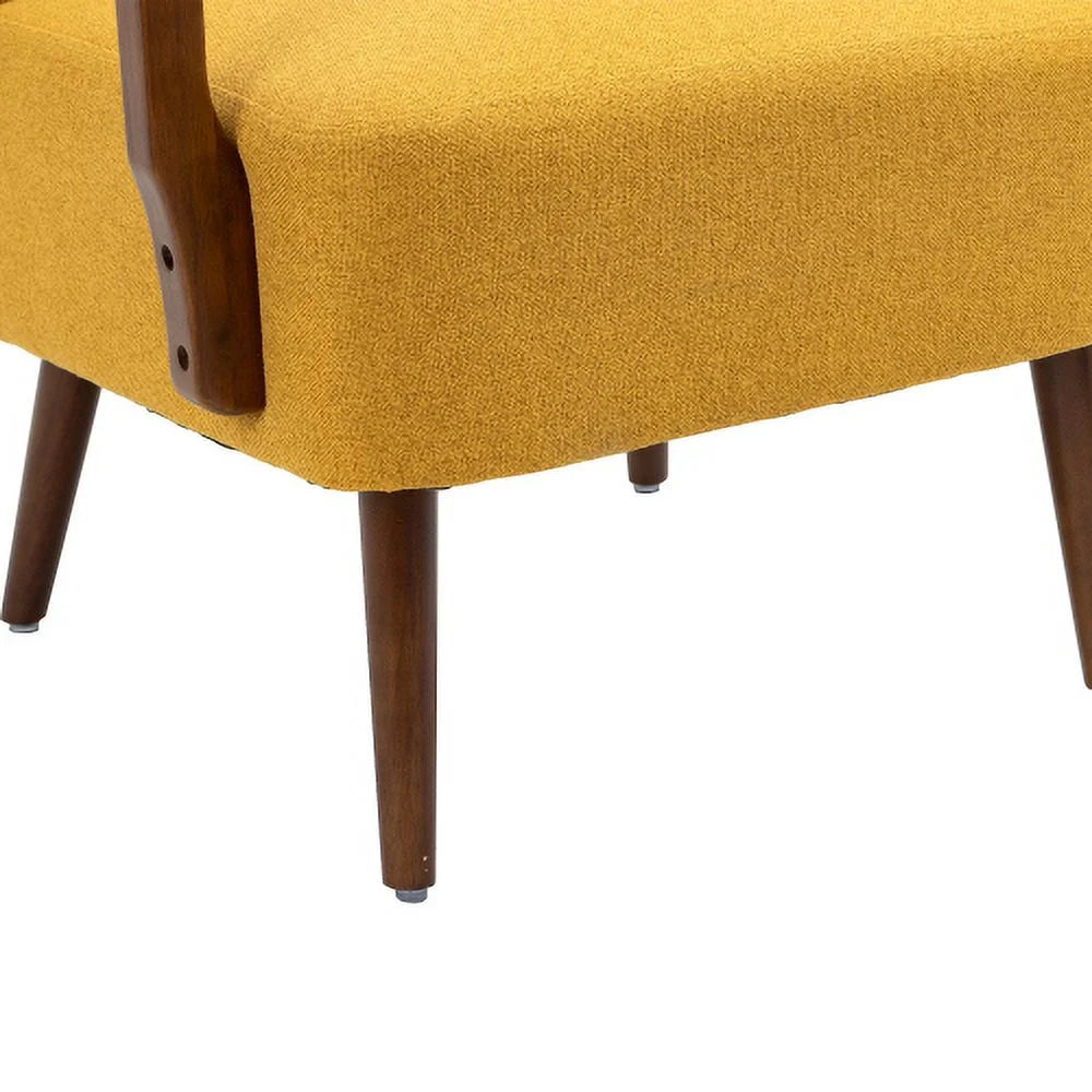 Mid Century Modern Linen Accent Chair H36700