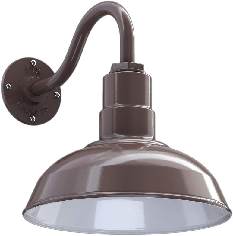 Matte Black Gooseneck Barn Light Z4599