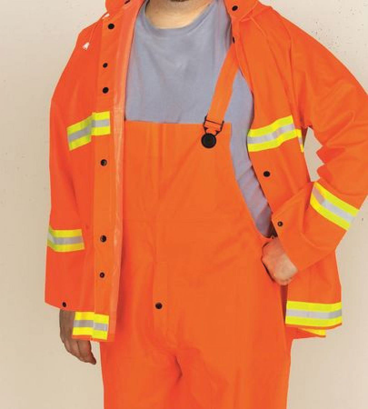 Rain Suit Jacket and Bib, Class 1, Type O, 4XL O134339