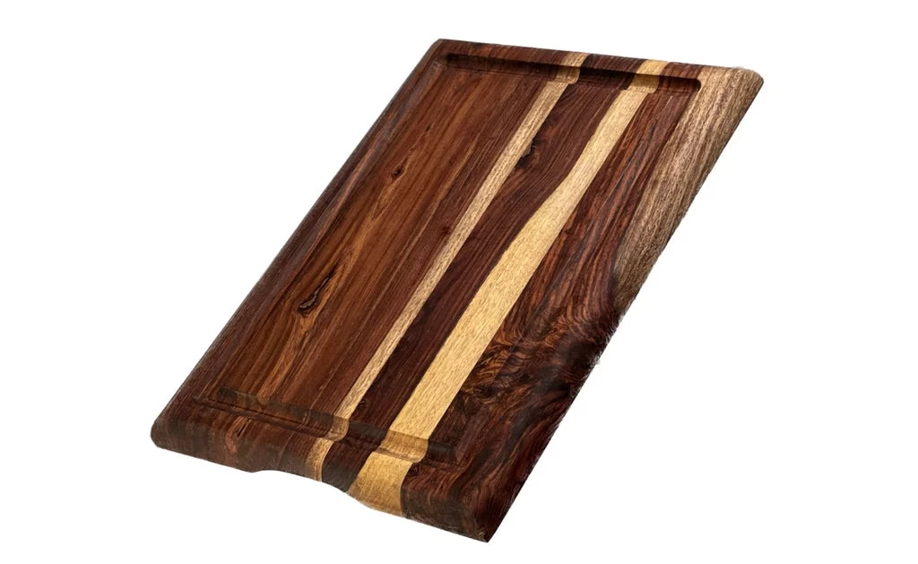 Brown Sheesham Cutting Board with Juice Groove P202693