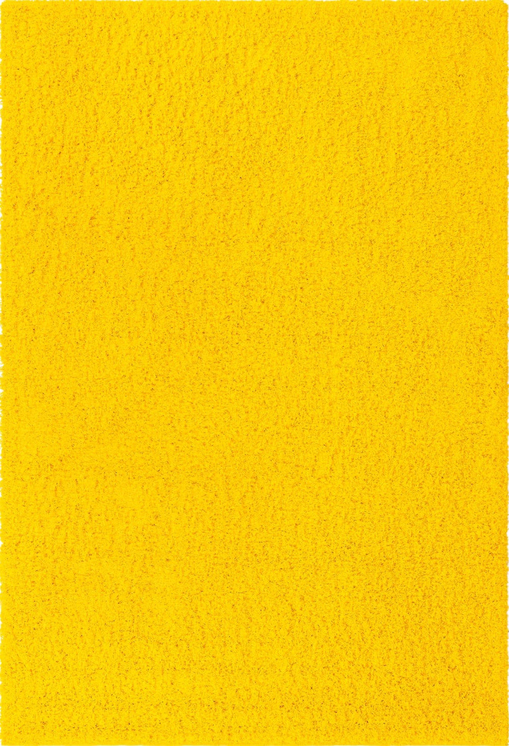 6' x 9' Yellow Shag Rug E9216