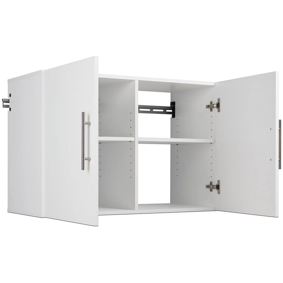 2 Piece 36" Height Wall Mounted Garage Cabinet Set in White R3218