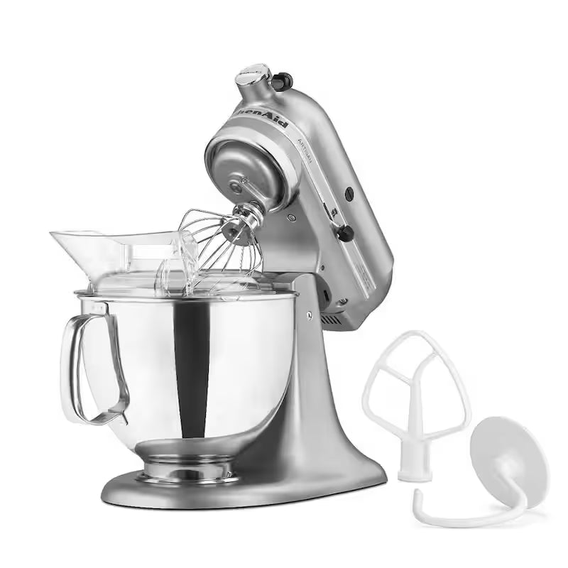 5 Qt. 10-Speed Silver Stand Mixer with Attachments Z943