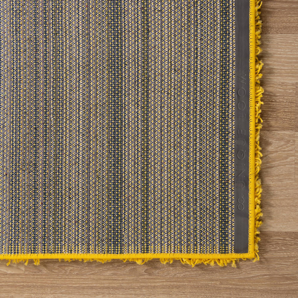 6' x 9' Yellow Shag Rug E9216