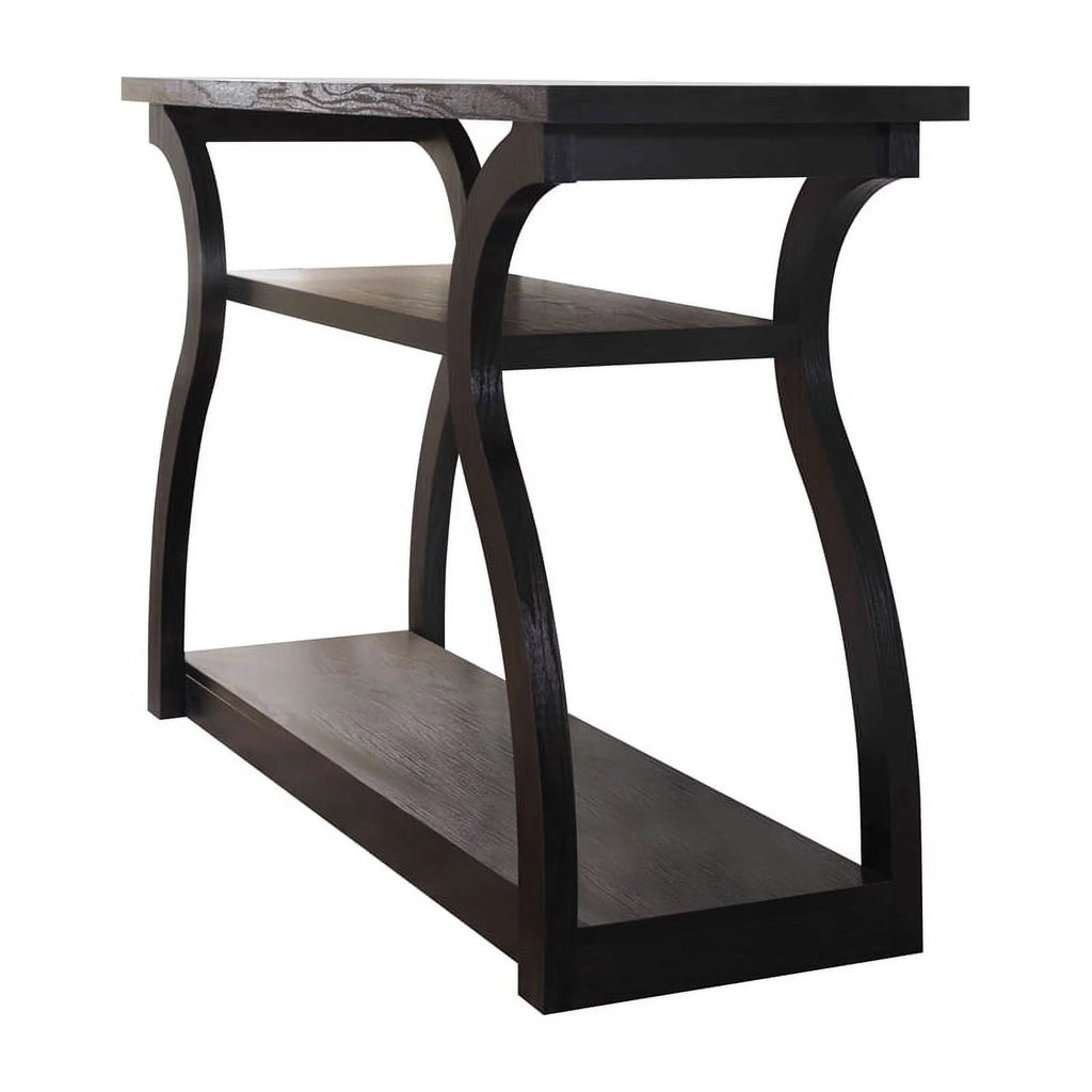 Black Wood Console Table O22257