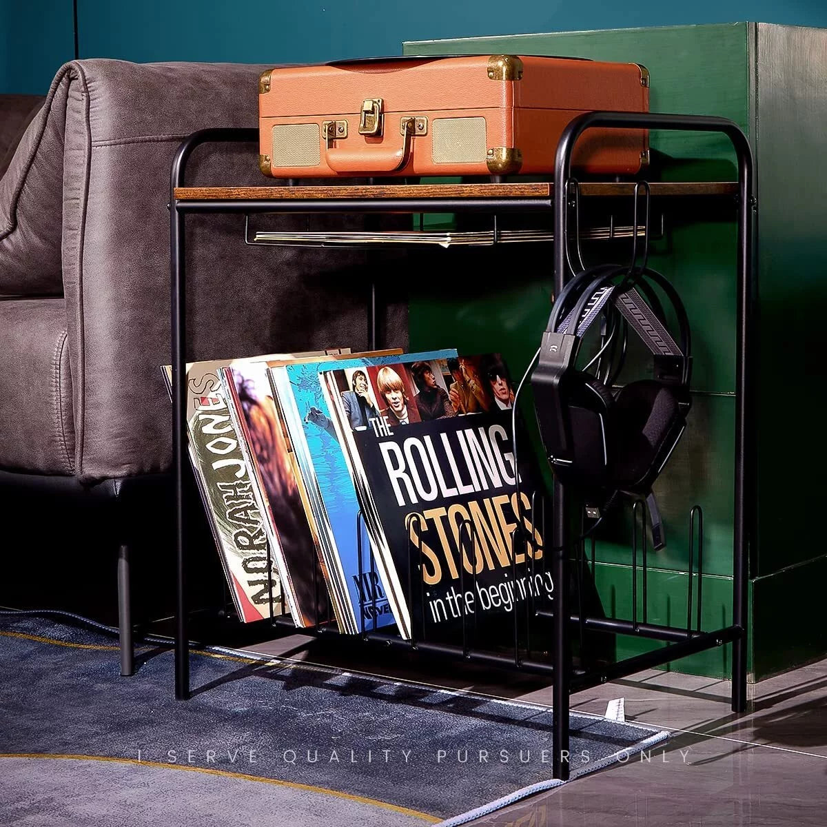 Vinyl Record Storage Cabinet I990