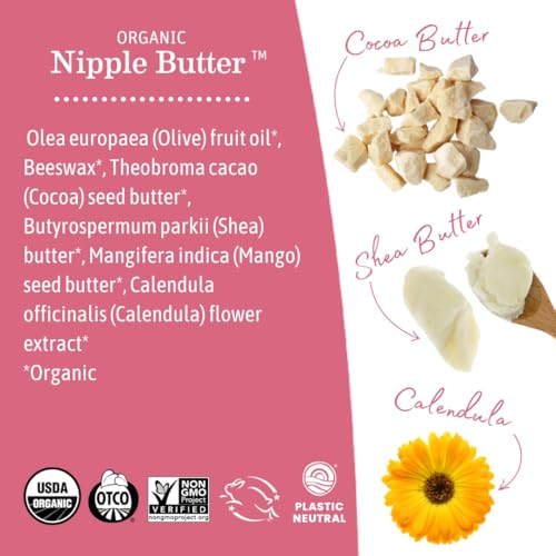 Organic Nipple Butter Nipple Cream 2-Fluid Ounce Q9652