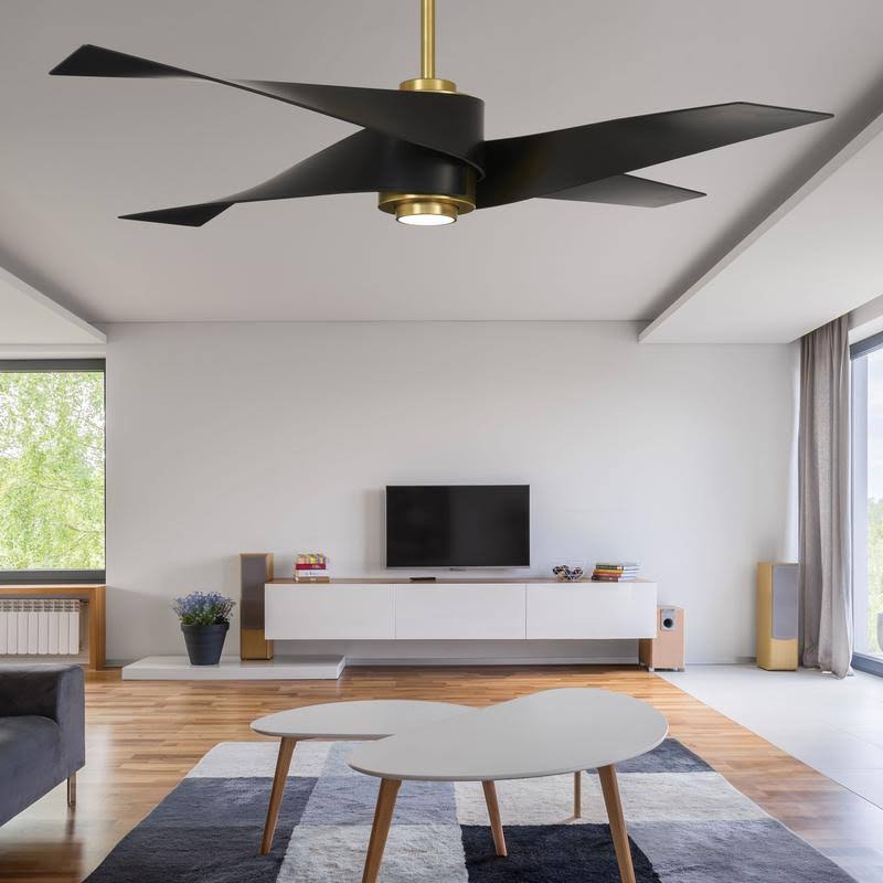 Brushed Nickel LED Ceiling Fan V937