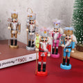 12CM Christmas Nutcracker Puppet Soldier Desktop Ornament T31042