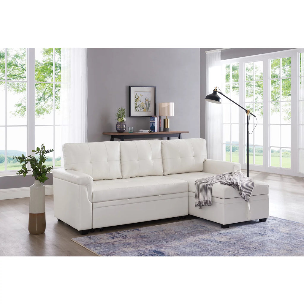 Reversible L-Shaped Sectional Sofa with Chaise G996