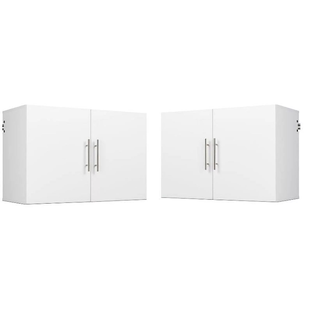 2 Piece 36" Height Wall Mounted Garage Cabinet Set in White R3218