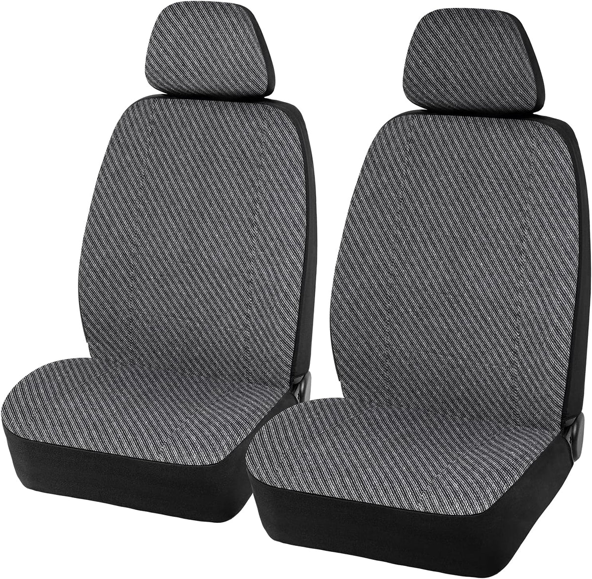 Gray Flax Low Back Car Seat Covers F80672