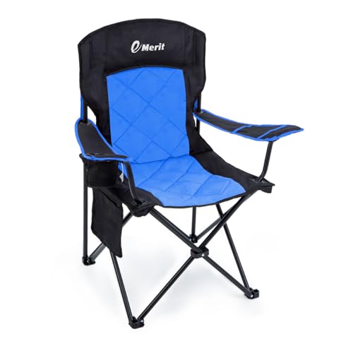 Oversized Padded Camping Chair with Arms O1994