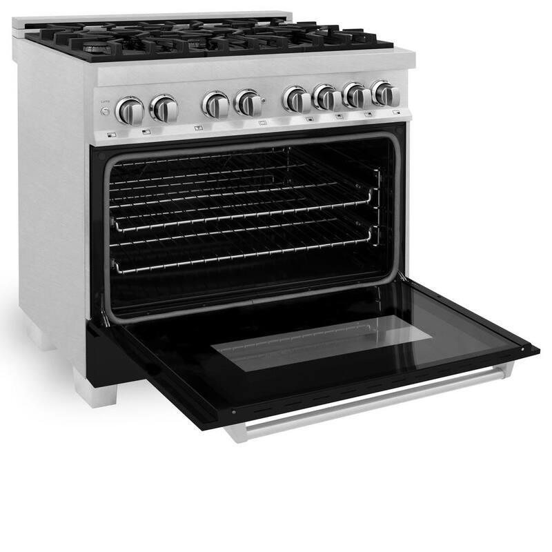 6 Burner Dual Fuel Range with Stainless Steel L589