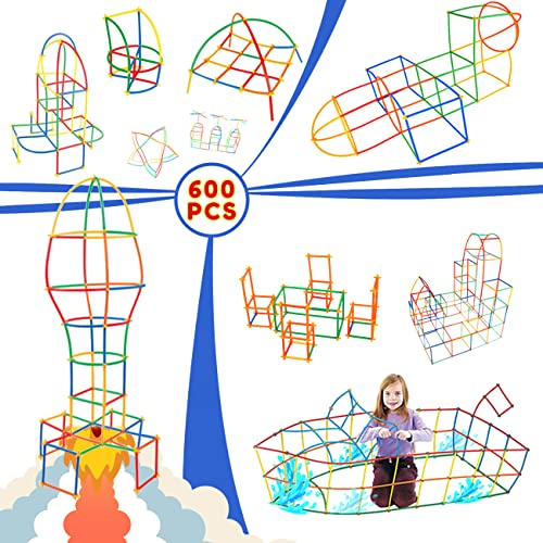 600Pcs Interlocking Plastic Building Toys Q835