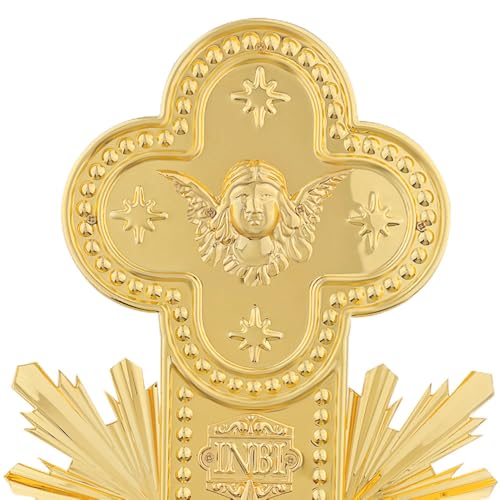 Large Zinc Alloy Electroplated Cross 29.5 Inches U84355