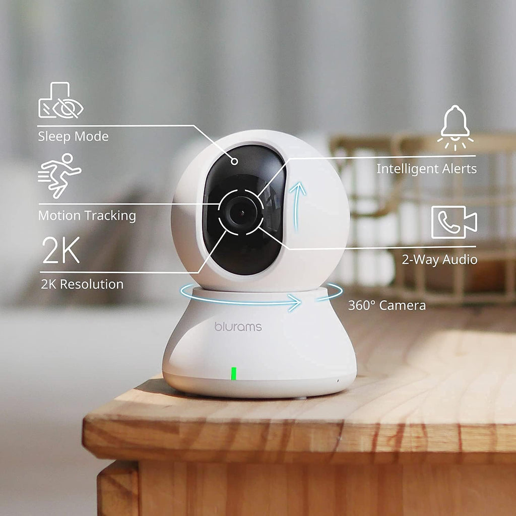 2K Indoor Dome Security Camera 2 Pack with Two-Way Audio and Night Vision K7215