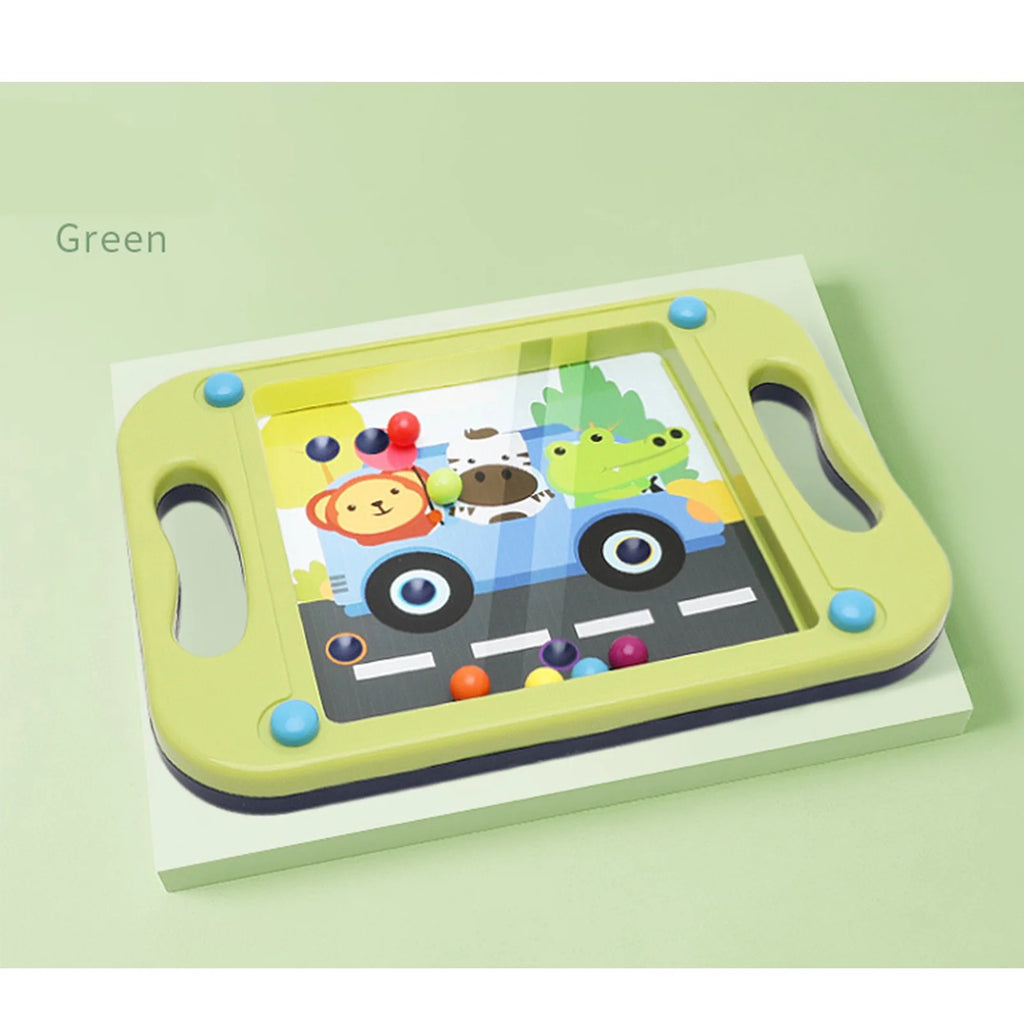 Green Plastic Bead Maze Puzzle Toy G587