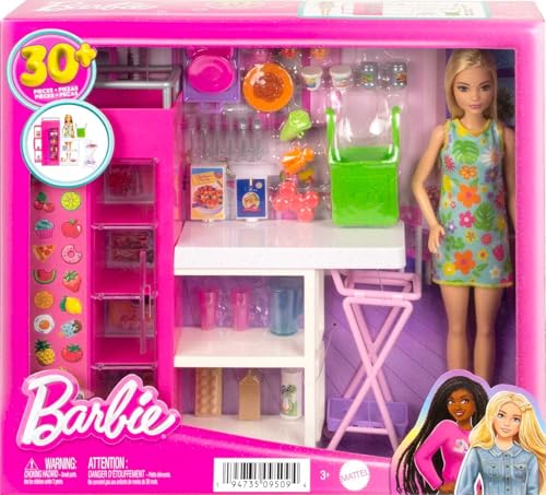 Barbie Doll & 25+ Accessories Pantry Playset I19965