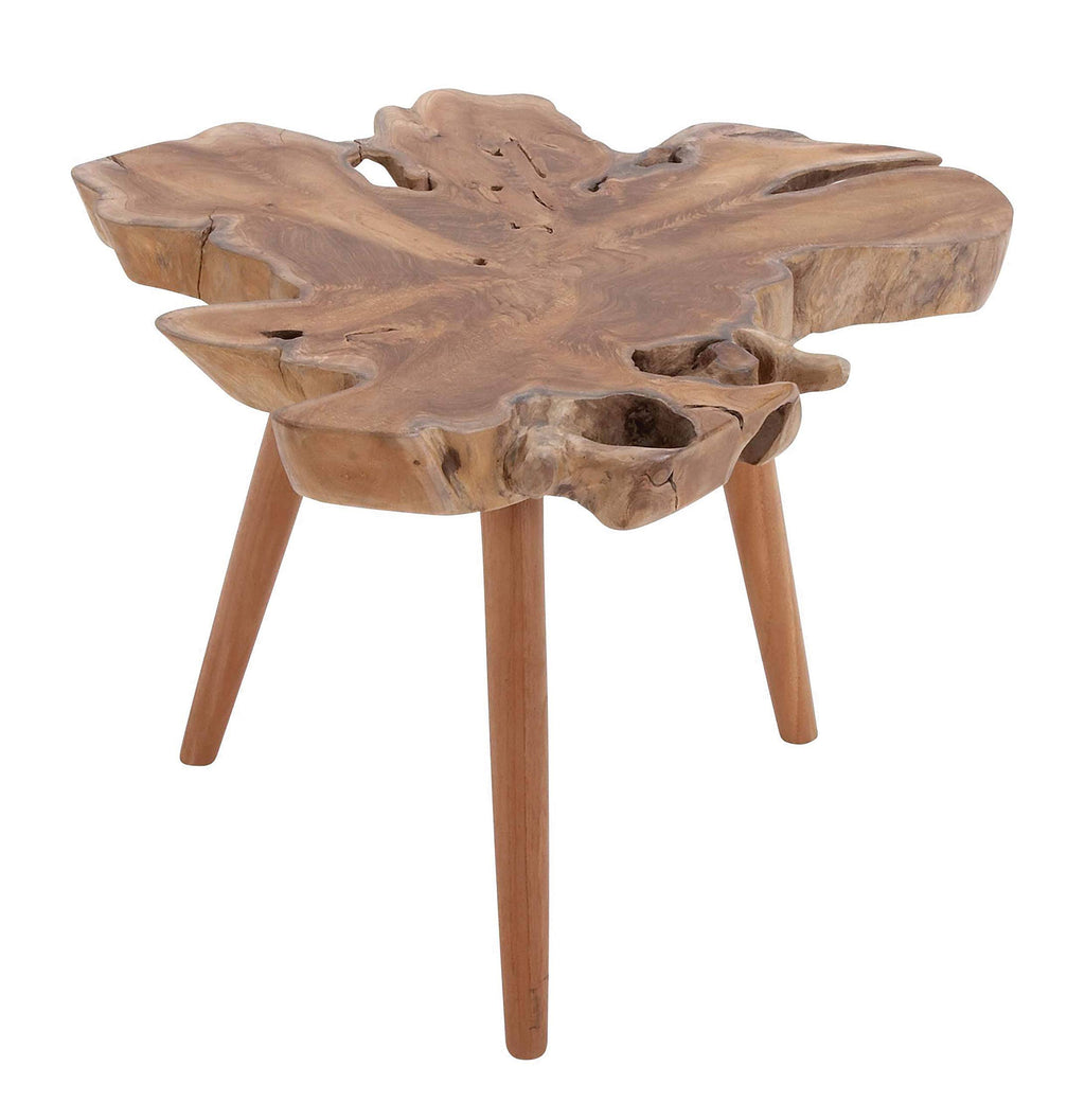 Teak Wood Accent Table B728745