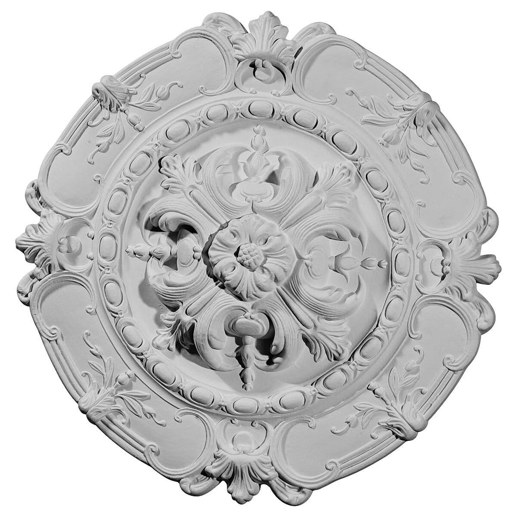 Hand-Painted Stone Hearth Crackle Ceiling Medallion B850