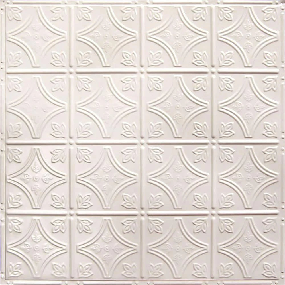 Creamy White Satin Backsplash Panels A296