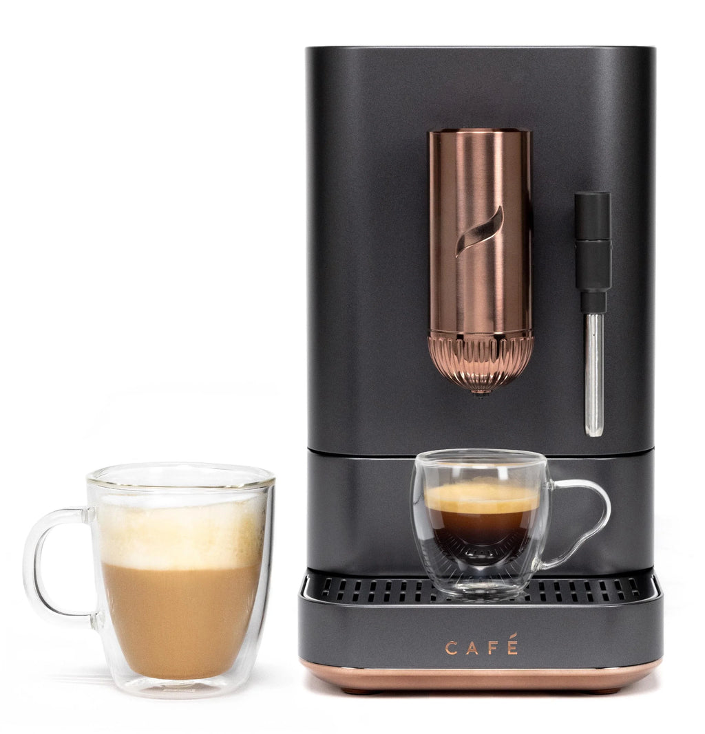 Automatic Espresso Machine with Milk Frother and Bean Grinder, Matte White 1.2 Liter L733596
