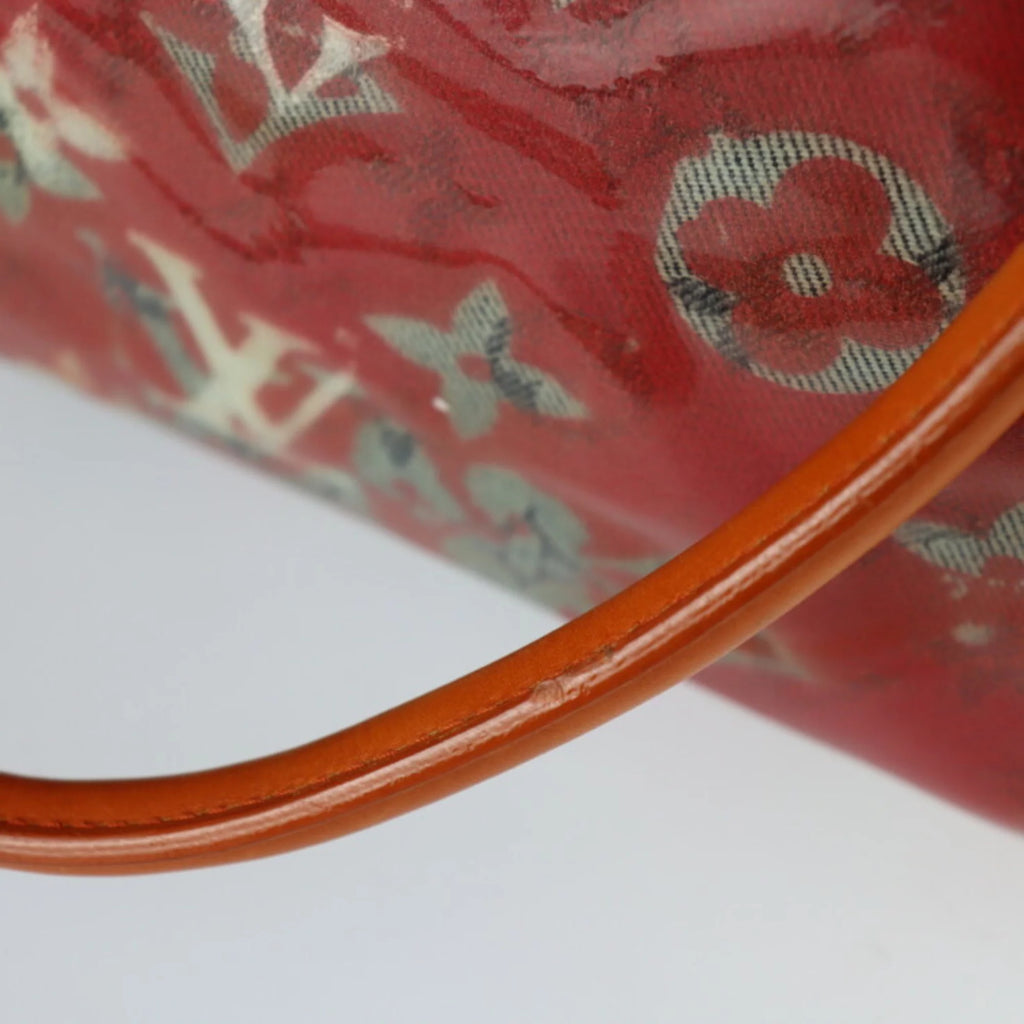 Pre-Owned Coated Canvas Leather Handbag M24239