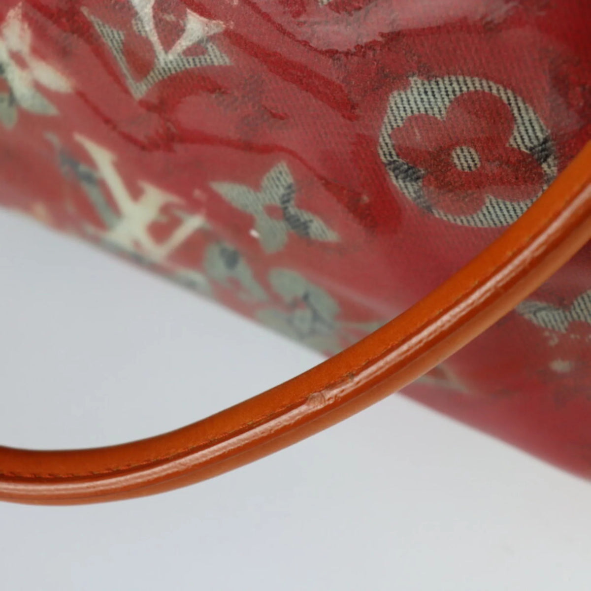 Pre-Owned Coated Canvas Leather Handbag M24239