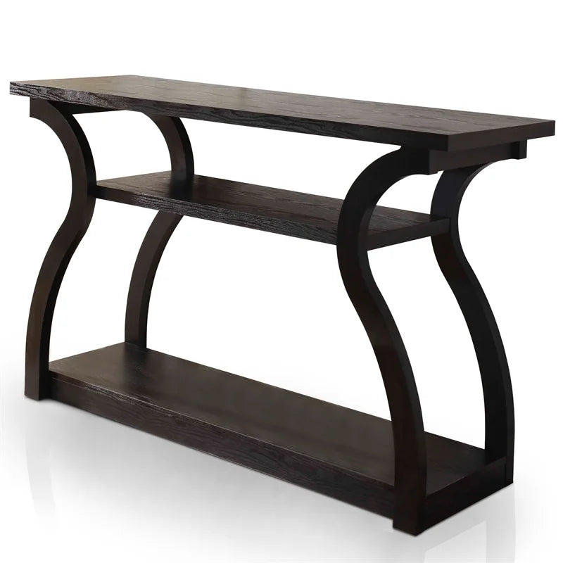 Black Wood Console Table O22257