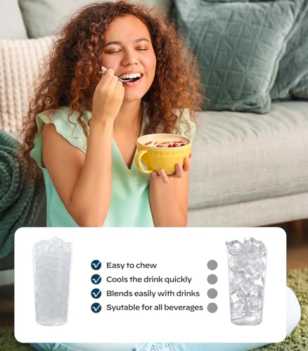 Black Countertop Nugget Ice Maker with Self-Cleaning U919