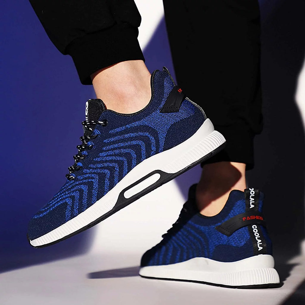 Men's Height Increasing Lace up Sneakers X545548