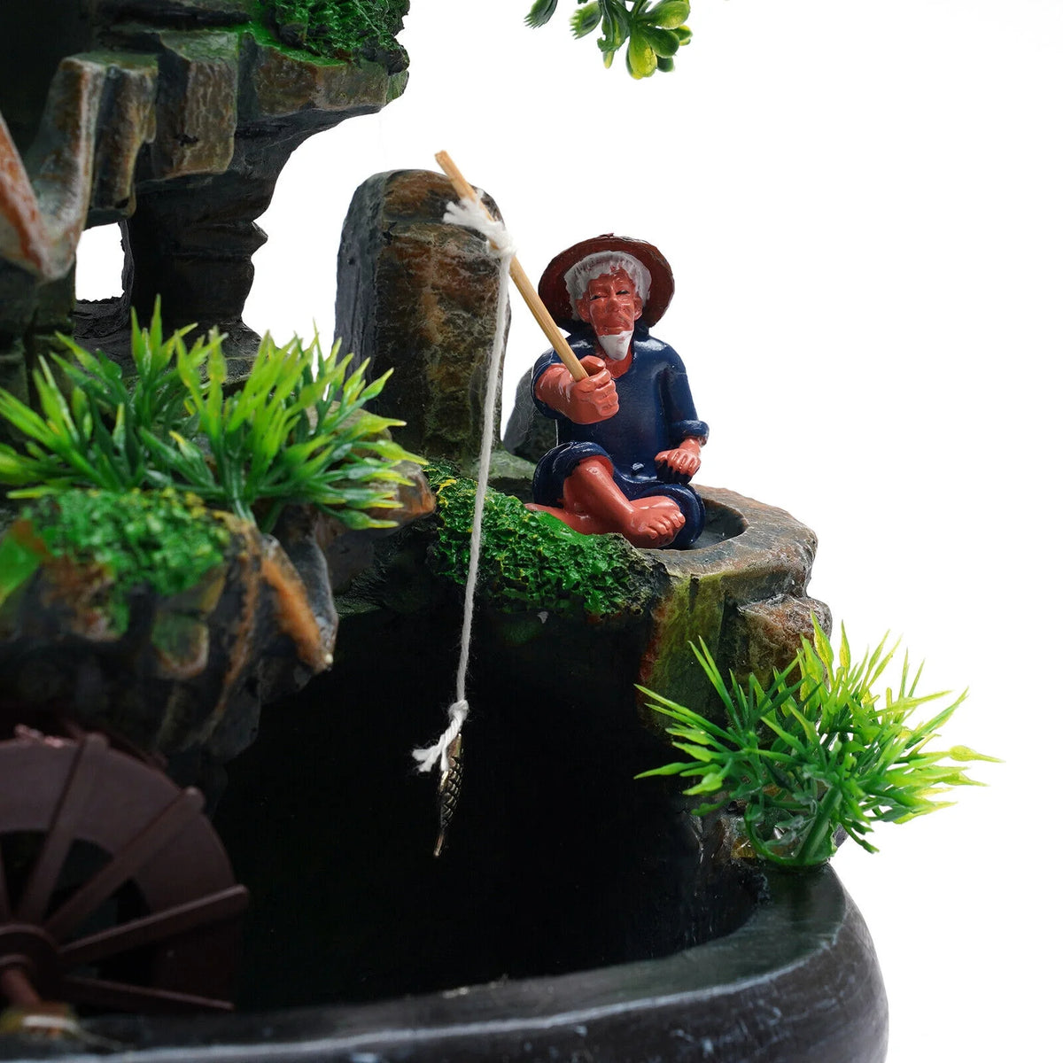 Indoor Rockery Waterfall Fountain Desktop Fountain with LED Light A9951
