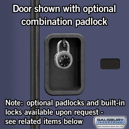 Blue Wood Locker I208455