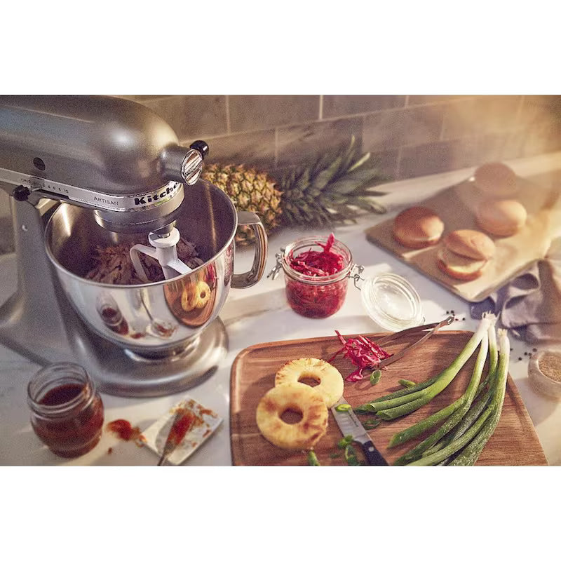 5 Qt. 10-Speed Silver Stand Mixer with Attachments Z943