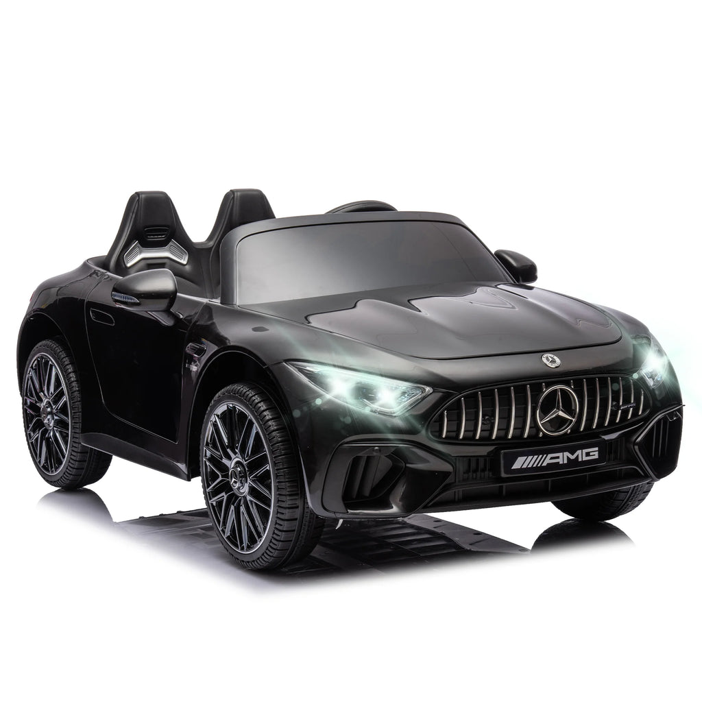 24V Electric Car for Kids with Parent Remote Control, Black S5482
