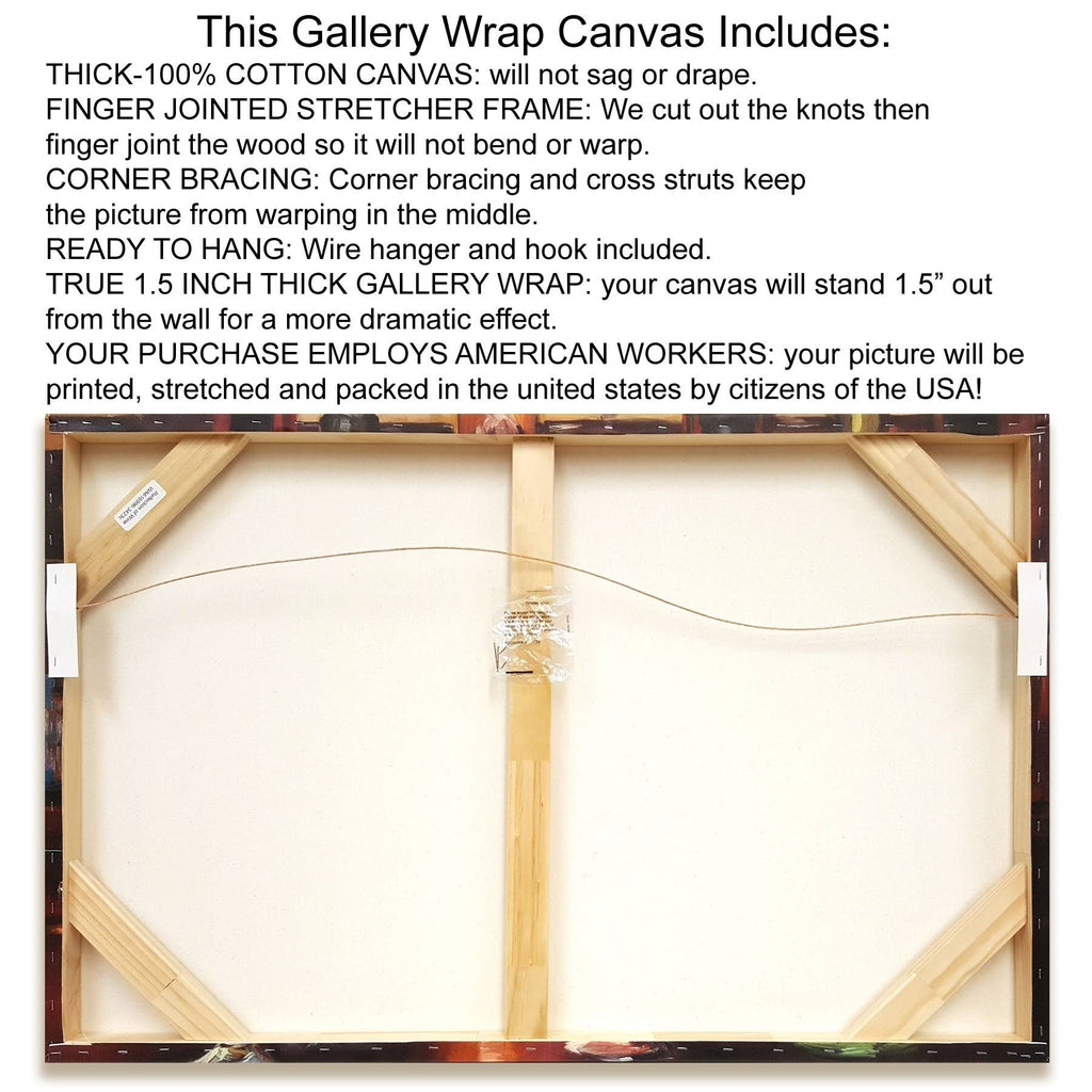 Gold Giclee on Gallery Wrap Canvas J811