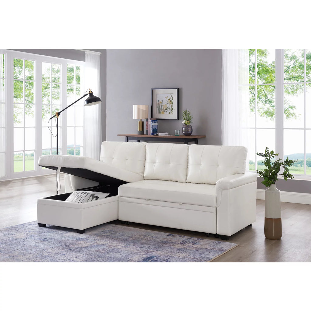 Reversible L-Shaped Sectional Sofa with Chaise G996