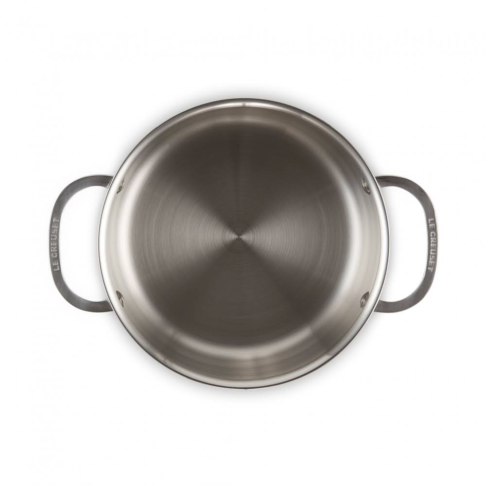 5.5 qt Stainless Steel Shallow Casserole with Lid V242